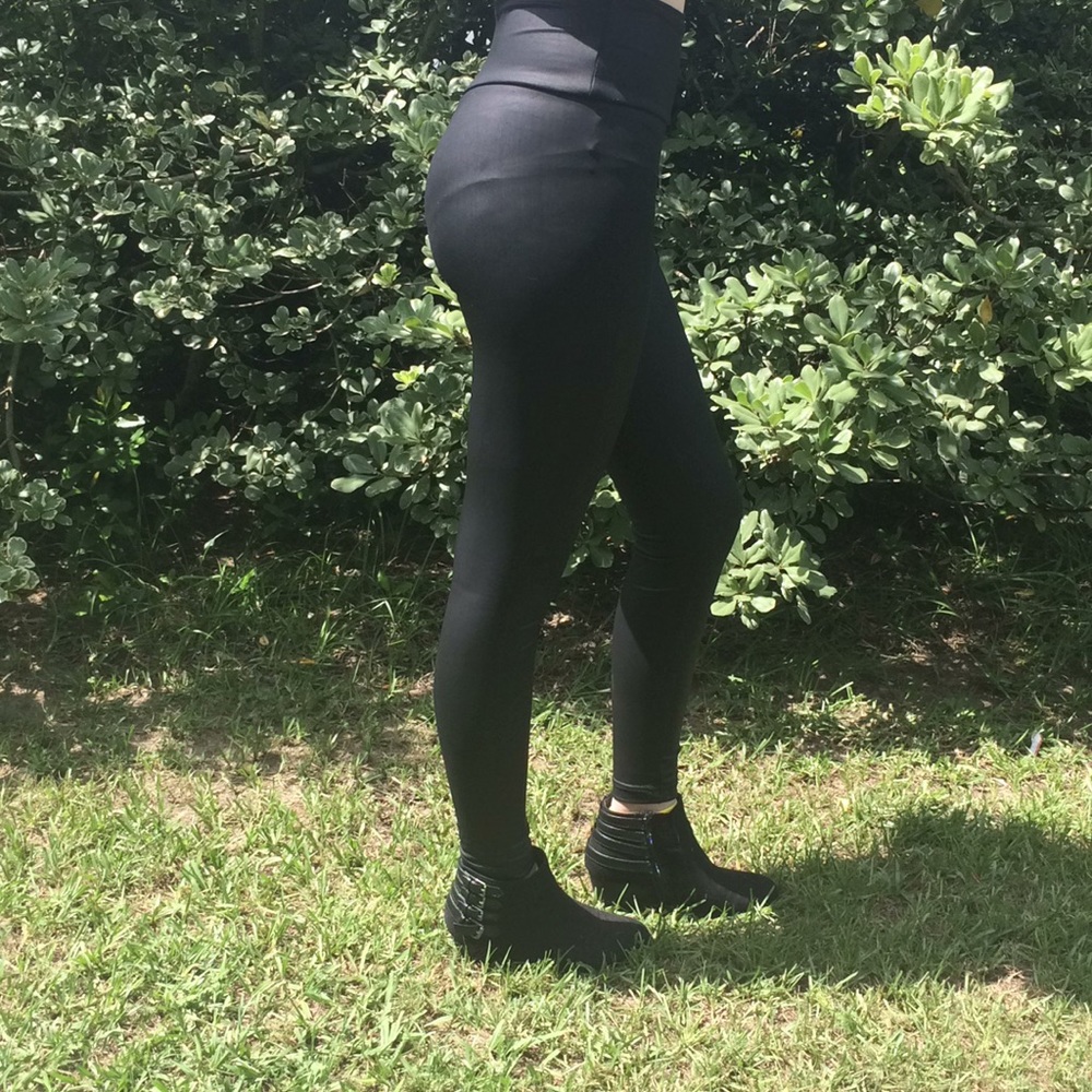 American Apparel High-Waist Nylon Leggings